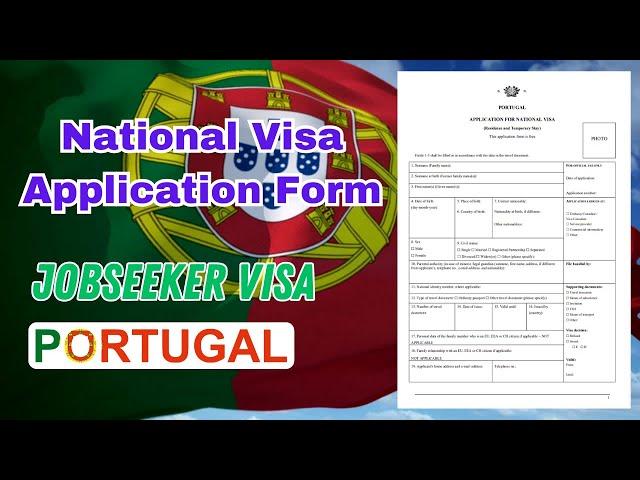 Portugal Jobseeker Visa Application Form