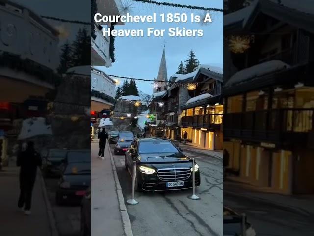 Courchevel 1850 Is A Heaven For Skiers #shorts