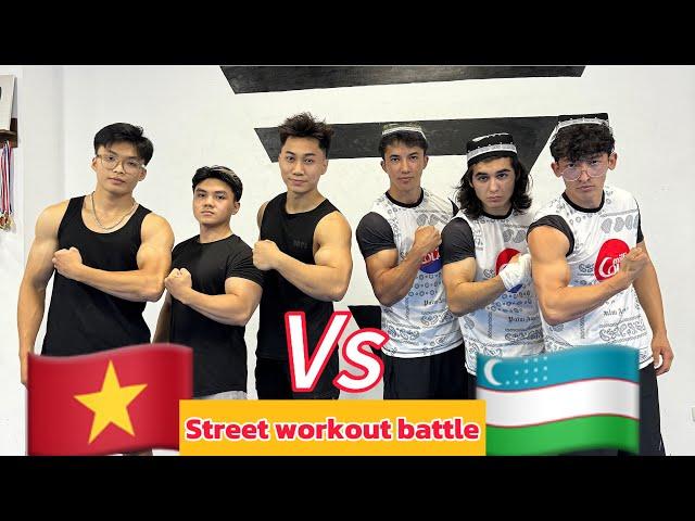 Jamshid_Jamshid vs hieucalis  street workout battle VIETNAM 