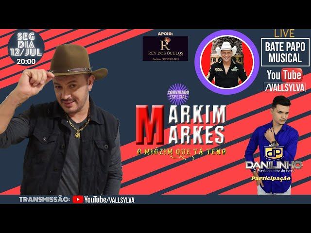 LIVE BATE PAPO MUSICAL COM MARKIM MARKES(O MIÓZIN QUE TÁ TENO)PART.DANILINHO