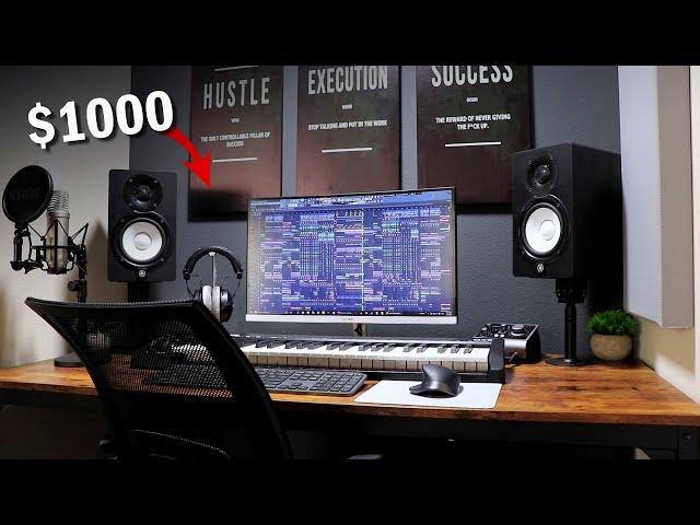 ULTIMATE Bedroom Home Music Studio Setup (Under $1000) // Best Budget Studio Equipment