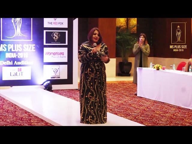 MS Plus Size India 2019 | Delhi Audition Part-2 | Creating the impact