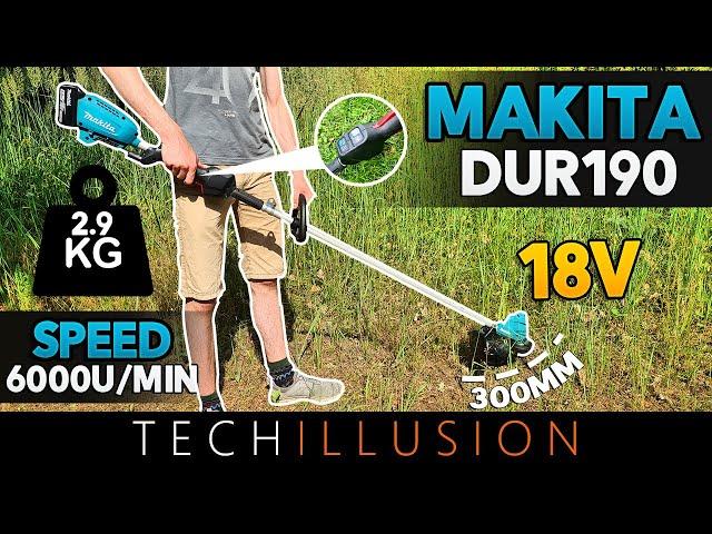 DER KOMPAKTE AKKU RASENTRIMMER DUR190 von Makita im Test - DUR190 Rasentrimmer - Review & Test