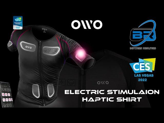 OWO Electric Stimulation Haptic Shirt! Best of VR at CES 2022 - Between Realities