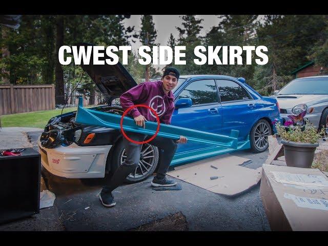 02 WRX CWest Side Skirts (Unboxing)