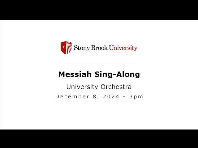 Messiah Sing-Along