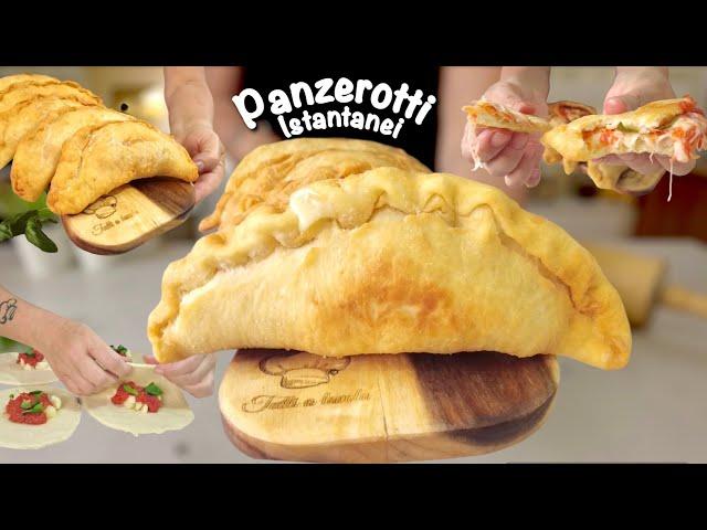 INSTANT PANZEROTTI WITHOUT RISING TIMES made and fried VERY FAST!