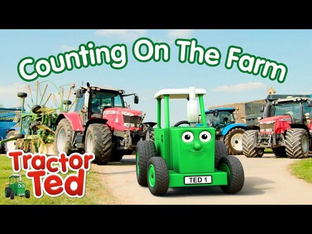 Count To 5 With Tractor Ted   | Tractor Ted Clips