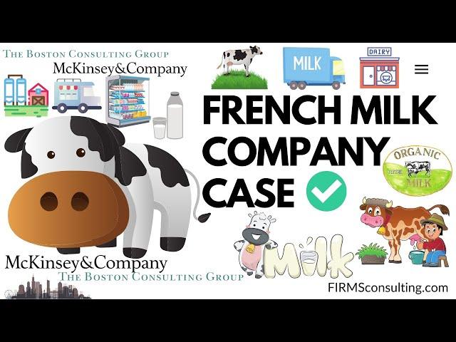 Consulting case interview (McKinsey, BCG, Bain) example: French Dairy Farm Wants to Increase Revenue