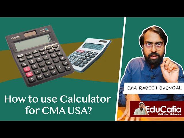 How to use calculator for cma usa?