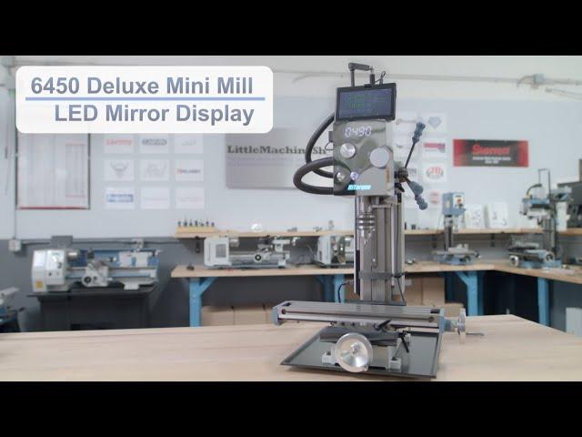 Title:HiTorque Deluxe Mini Mill with LED Display, Model 6450 by LittleMachineShop.com