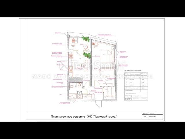 Презентация планировки