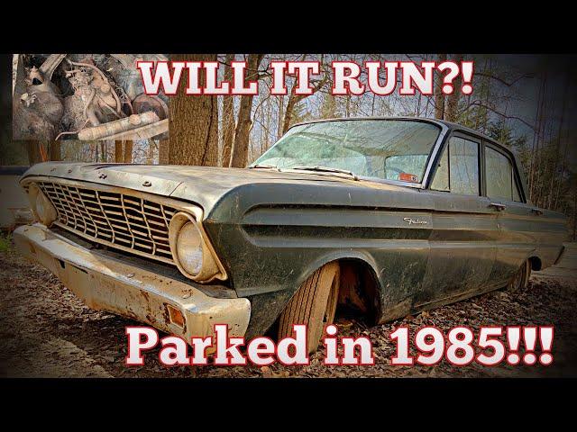 FORGOTTEN Ford Falcon Rescue! Will it Run After 38 Years Sitting?