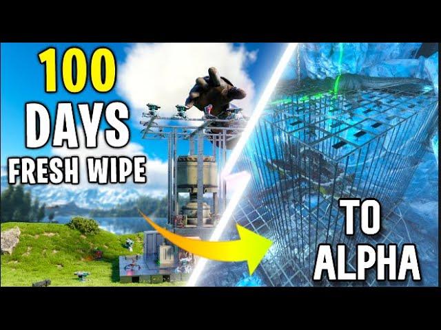 HOW WE SURVIVED 100 Days on the Hardest ARK Cluster! ARK PvP