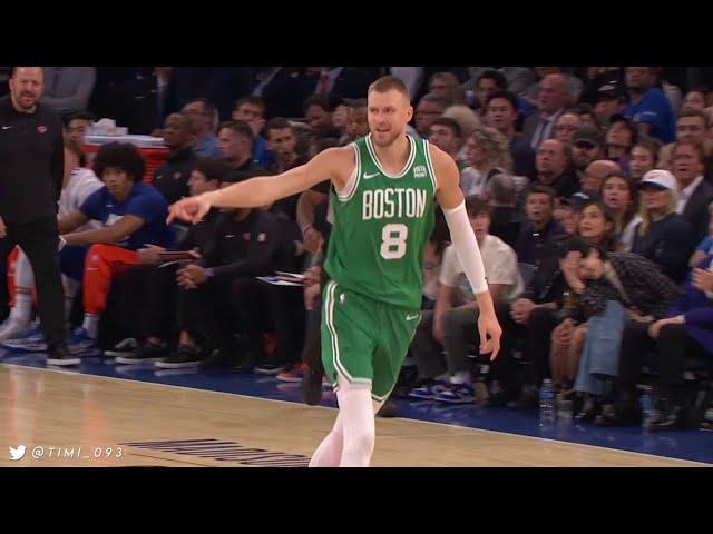 Kristaps Porzingis CELTICS DEBUT Highlights vs Knicks (30 pts, 8 reb, 4 blk) | 2023-24 NBA Season