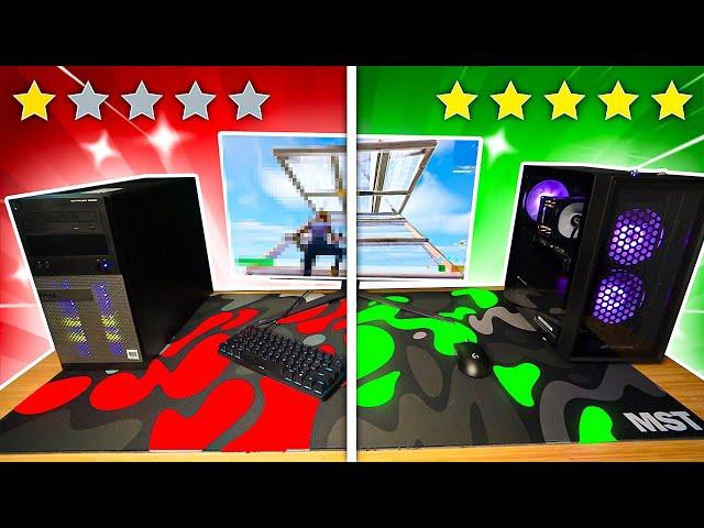 1 Star vs 5 Star Gaming PC in Fortnite…