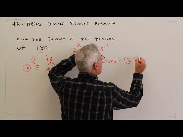 H6--Aply Divisor Product Formula