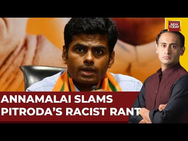 BJP's Coimbatore Candidate K Annamalai's Fierce Response To Sam Pitroda's Racist Rant | Watch
