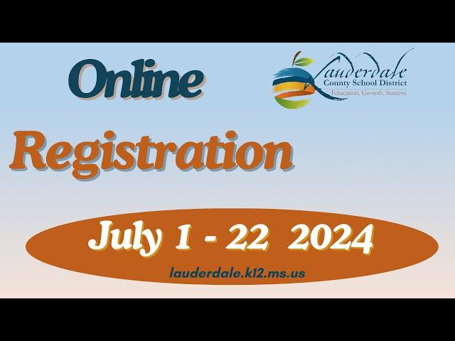 LCSD 2024-25 Online Registration Details