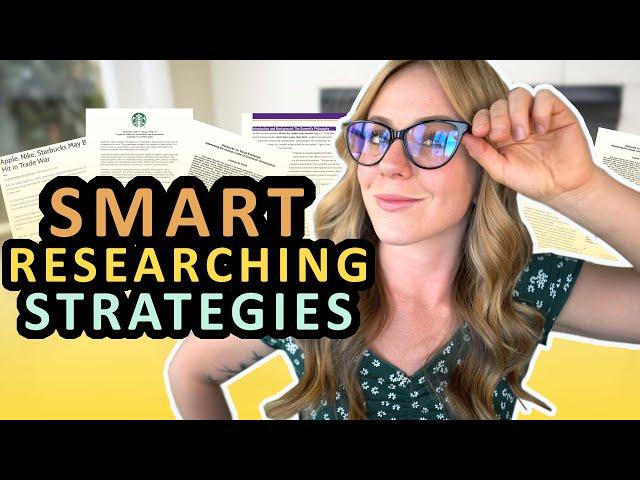 The BEST strategies for doing academic research