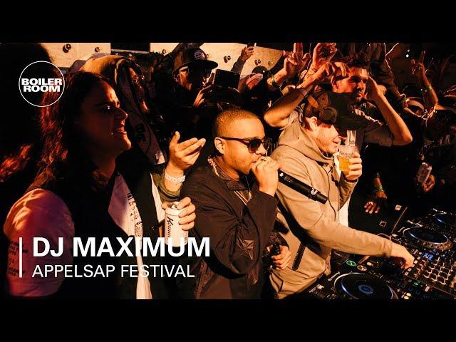DJ Maximum | Boiler Room x Appelsap 2018