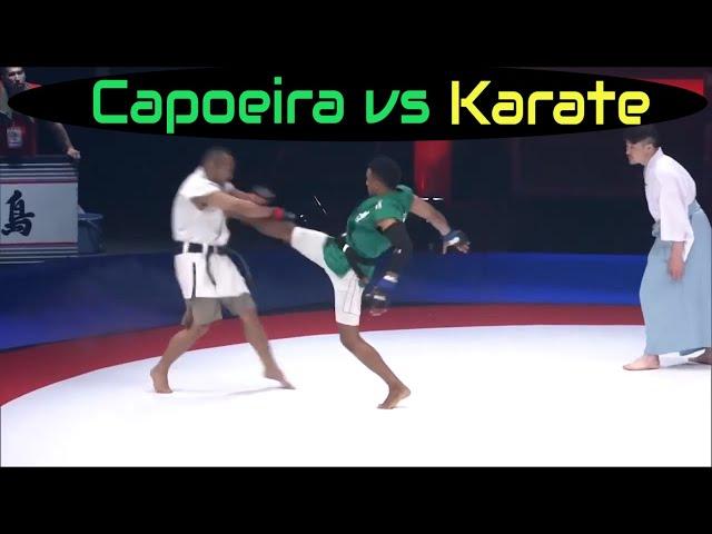 Two Amazing Capoeira vs Karate Matches