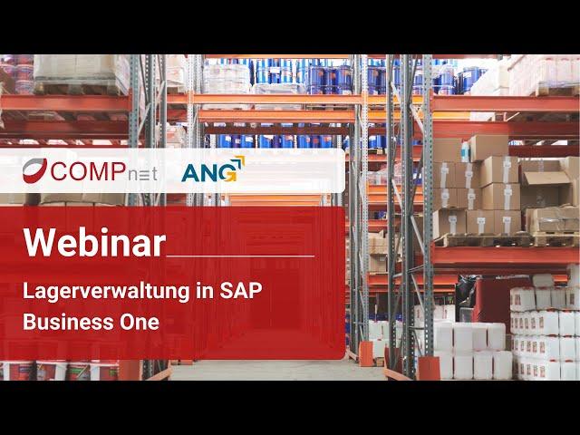 Webinar zur Lagerverwaltung in SAP Business One