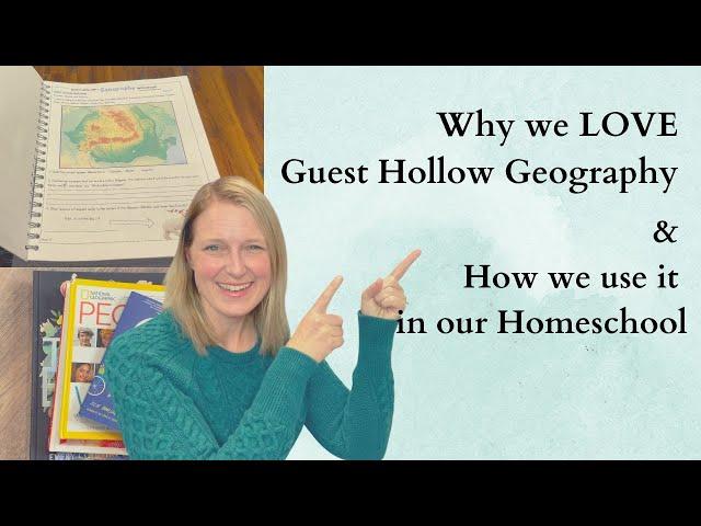 Our FAVORITE Homeschool Curriculum this year! | How we use Guest Hollow Geography in Our Homeschool