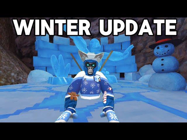 GORILLA TAG WINTER UPDATE 2025 (New Cosmetics + Gamemode)