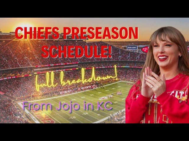 Chiefs Training Schedule!