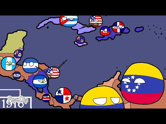 History of central America in countryballs (1800 - 2022)