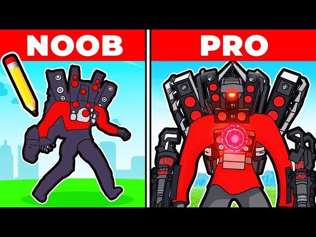 NOOB vs PRO Skibidi Toilet Drawing Challenge