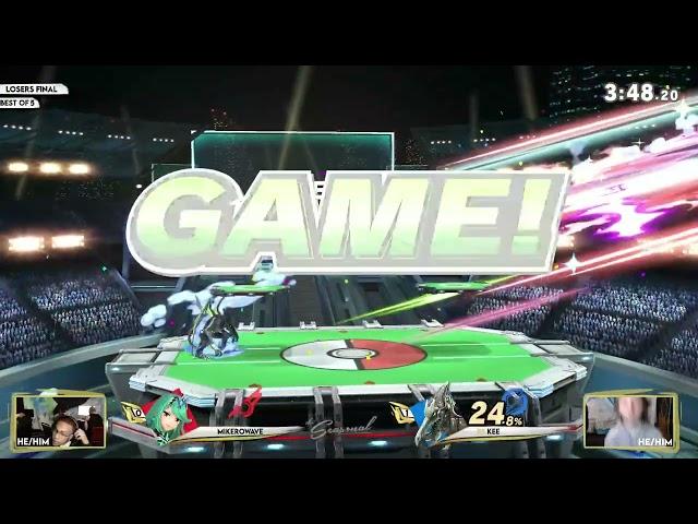 Mikerowave (Pyra/Mythra) vs KEE (Ridley) - Losers Final - The Seasonal