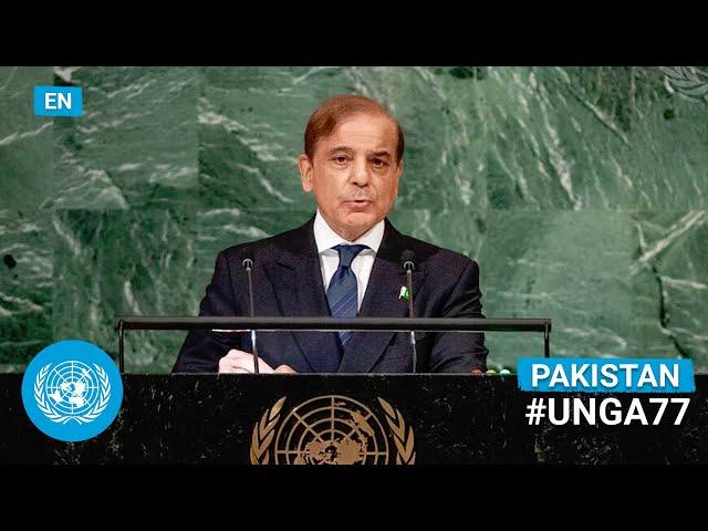  Pakistan - Prime Minister Addresses United Nations General Debate (English), 77th Session