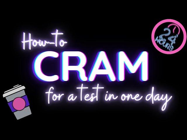 How to Study for a Final in One Day // Fast & Effective Test Cram & Study Strategies!