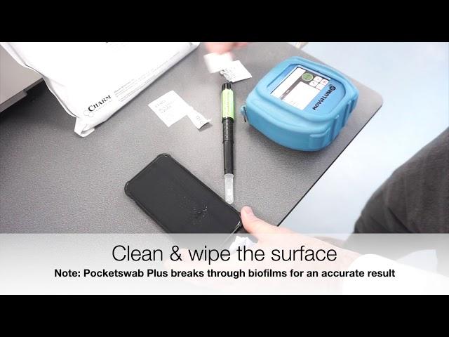 How clean is clean? Verify cleaning practices with Charm PocketSwab Plus!