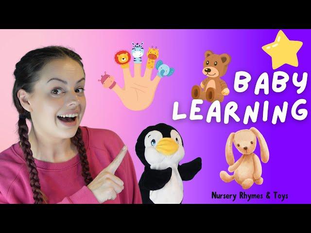 Baby Learning Videos With Miss Katie - Nursery Rhymes, First Words & Toys - Toddler Videos