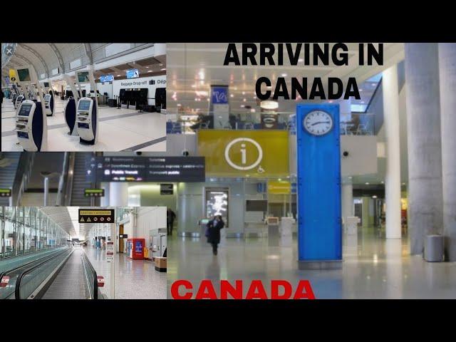 WHAT HAPPENS AT AIRPORT IN CANADA DURING FIRST LANDING