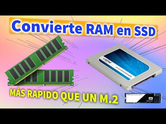 Convertir RAM en SSD Mucho MÁs Rápido que un M2 "Velocidad de Más de 7gbps" Esto Está que VUELA!