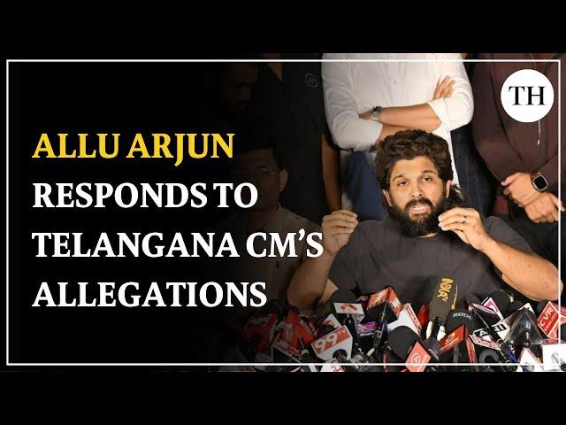 Allu Arjun defends himself amid Telangana CM’s allegations on 70 MM stampede incident