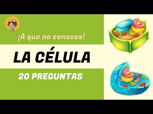 [Test] LA CELULA | 20 preguntas y respuestas