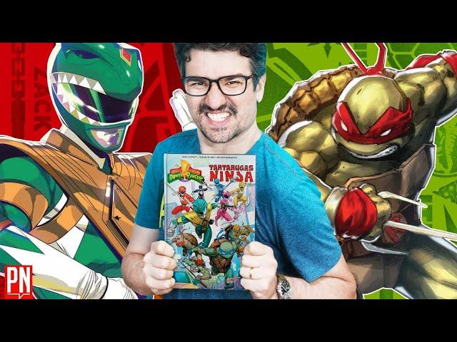 O crossover mais divertido dos quadrinhos: TARTARUGAS NINJA e POWER RANGERS | Pipoca e Nanquim 552