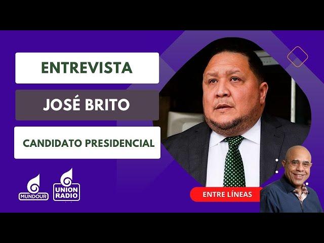 Vladimir Villegas habla con José Brito sobre sus propuestas de campaña para las presidenciales