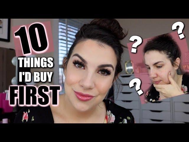 IF I LOST ALL MY MAKEUP... 10 Things I'd Buy First (Full-Face Look!)