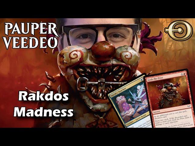 Rakdos Madness becomes even better with Grab the Prize! | Pauper | MTGO