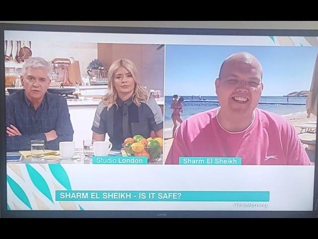 ITV's This Morning with Joseph Spendlove live in Sharm el-Sheikh Egypt