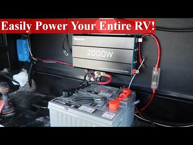 How To Power Your Entire RV With An Inverter | Easy Inverter Power