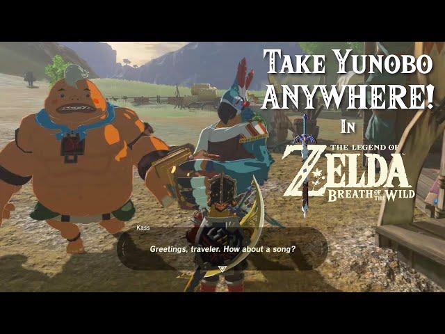 How to Take Yunobo ANYWHERE YOU LIKE in Zelda Breath of the Wild (Glitch)