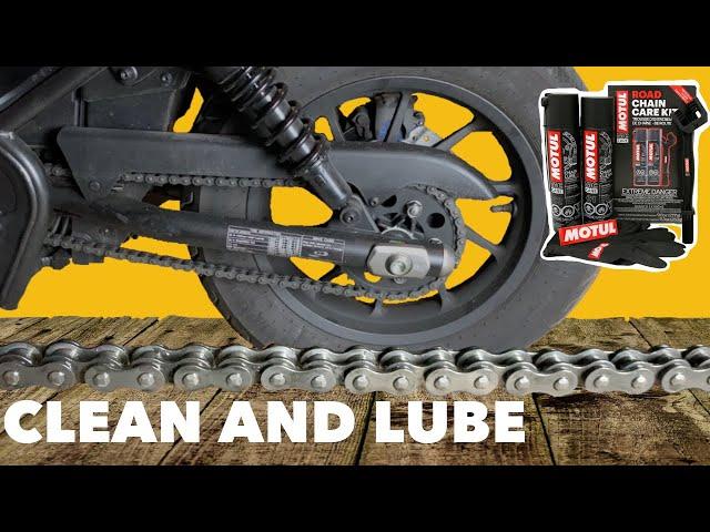 How To Clean & Lube Your Motorcycle Chain