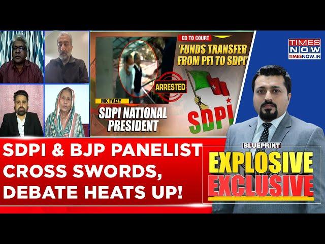 Debate On Fire! SDPI Panelist 'Loses Cool' Over This Charge By BJP On Times Now Debate Show...